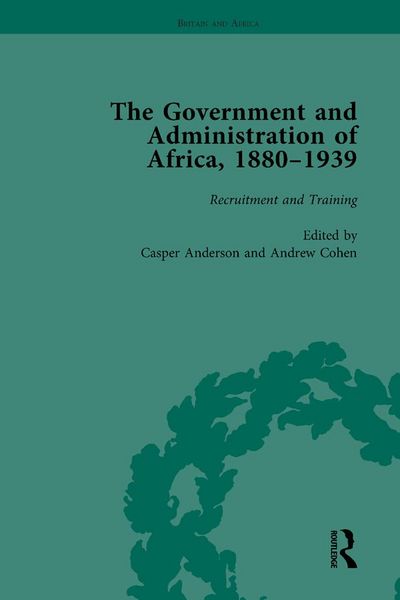 Produktbild: The Government and Administration of Africa, 1880-1939