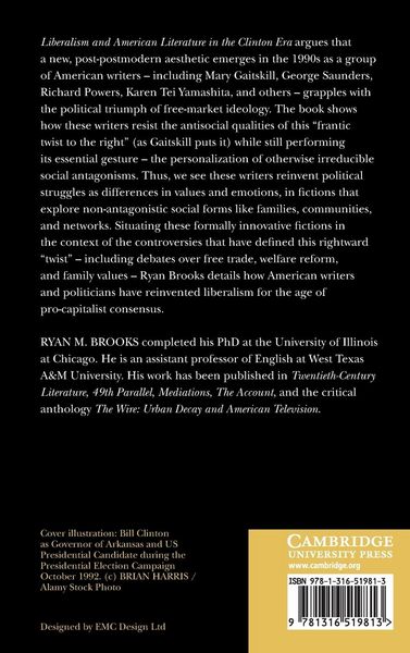 Produktbild: Liberalism and American Literature in the Clinton Era