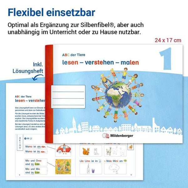 Produktbild: ABC der Tiere 1 Neubearbeitung &middot; lesen &ndash; verstehen &ndash; malen