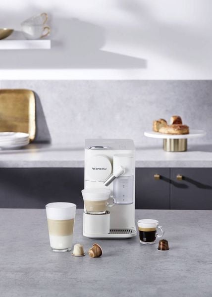 Produktbild: DeLonghi EN 510.W Lattissima One Evo Kapselmaschine Wei&szlig; 132193452