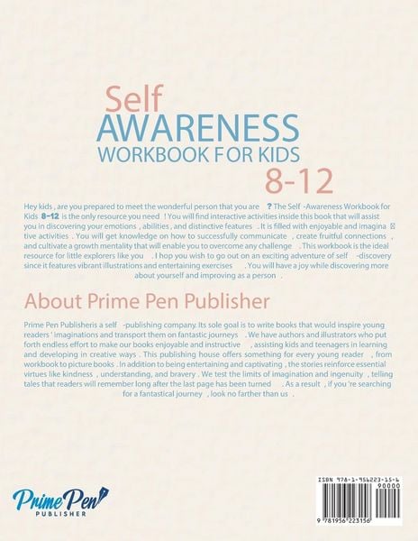 Produktbild: Self-awareness Workbook for Kids 8-12