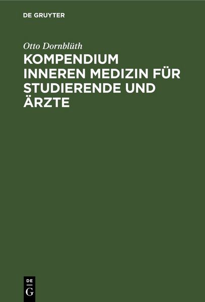 Produktbild: Kompendium inneren Medizin f&uuml;r Studierende und &Auml;rzte