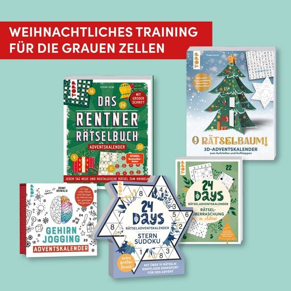 Produktbild: Gehirnjogging &ndash; Adventskalender