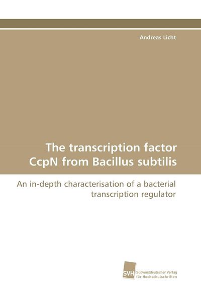 Produktbild: The transcription factor CcpN from Bacillus subtilis