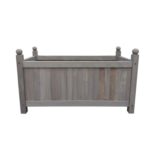Produktbild: HTI-Living Pflanztrog Pflanzk&uuml;bel Heidi 2 Large Grau Pflanztrog Pflanzk&uuml;bel Heidi 2 Large Grau
