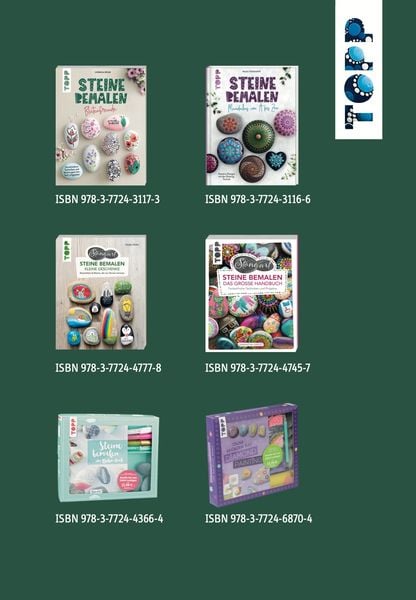 Produktbild: Kreativ-Set Herz-Steine bemalen mit der Dotting-Technik