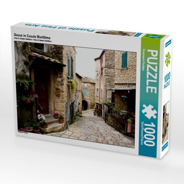 Produktbild: CALVENDO Puzzle Gasse in Casale Marittimo | 1000 Teile Lege-Gr&ouml;&szlig;e 64x48cm Foto-Puzzle f&uuml;r gl&uuml;ckliche Stunden