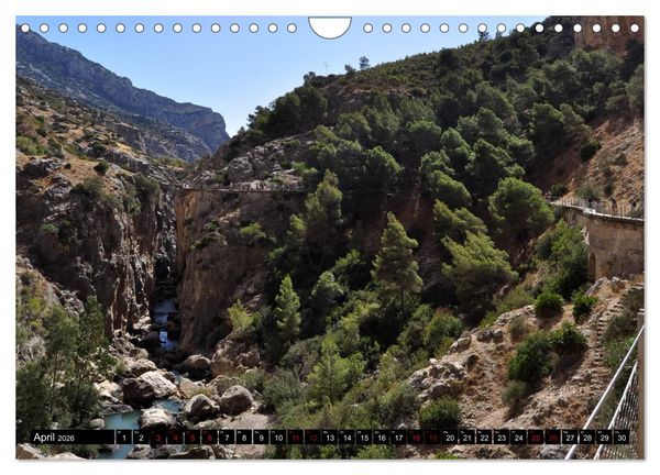 Produktbild: El Caminito del Rey (Wandkalender 2026 DIN A4 quer), CALVENDO Monatskalender