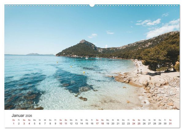 Produktbild: Mallorca - Eine traumhafte Reise nach Spanien. (Wandkalender 2026 DIN A2 quer), CALVENDO Monatskalender
