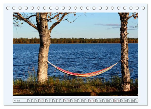 Produktbild: Faszination Finnland (Tischkalender 2026 DIN A5 quer), CALVENDO Monatskalender