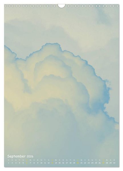 Produktbild: Aquarelle am Himmel (Wandkalender 2026 DIN A3 hoch), CALVENDO Monatskalender