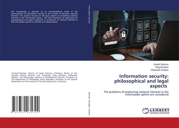 Produktbild: Information security: philosophical and legal aspects
