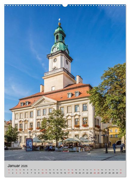 Produktbild: JELENIA G&Oacute;RA Hirschberg und idyllisches Umland (hochwertiger Premium Wandkalender 2026 DIN A2 hoch), Kunstdruck in Hochglanz