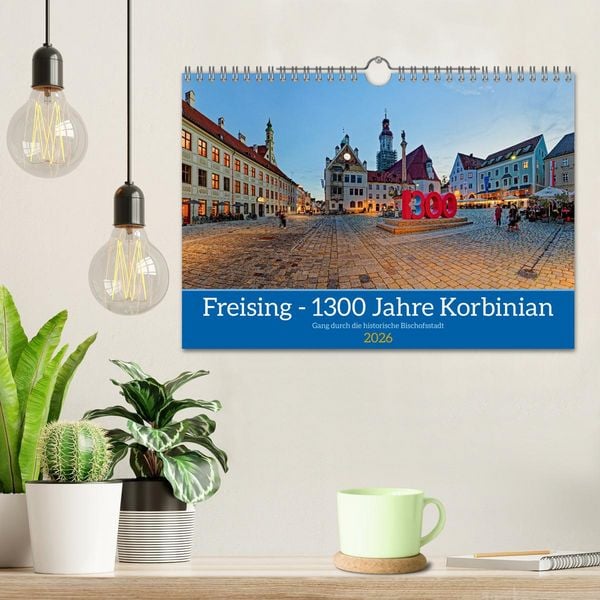 Produktbild: Freising - 1300 Jahre Korbinian (Wandkalender 2026 DIN A4 quer), CALVENDO Monatskalender