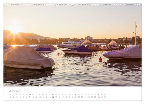 Produktbild: Z &Uuml; R I C H Impressionen (hochwertiger Premium Wandkalender 2026 DIN A2 quer), Kunstdruck in Hochglanz