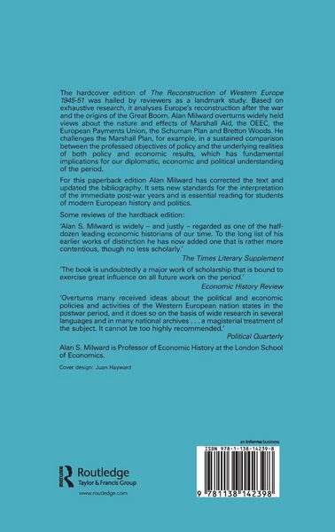 Produktbild: The Reconstruction of Western Europe, 1945-51