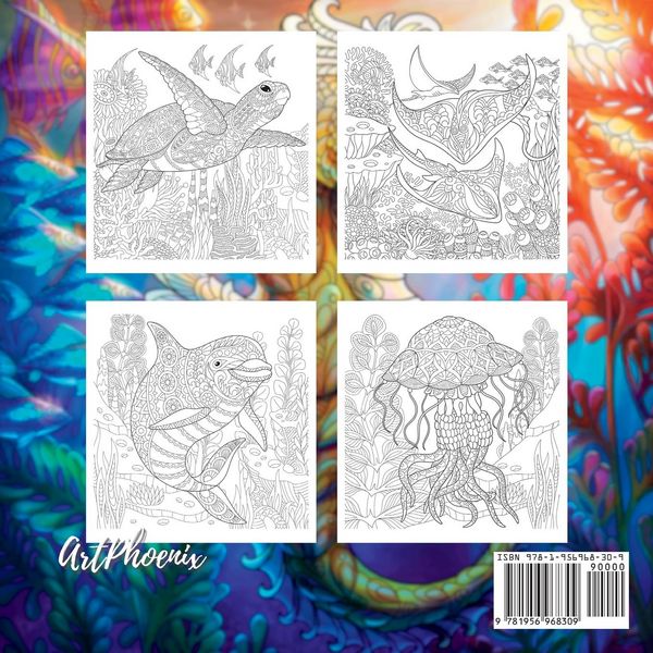Produktbild: Underwater Creatures Coloring Book