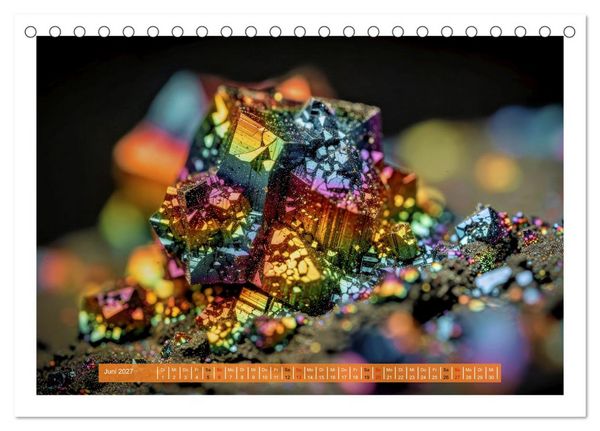 Produktbild: Edelsteine und Kristalle - Makro (Tischkalender 2027 DIN A5 quer), CALVENDO Monatskalender