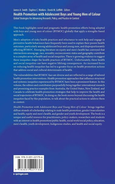 Produktbild: Health Promotion with Adolescent Boys and Young Men of Colour