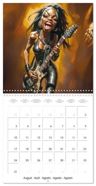 Produktbild: Brunner-Klaus, L: Music with emotion - caricatures (Wall Cal