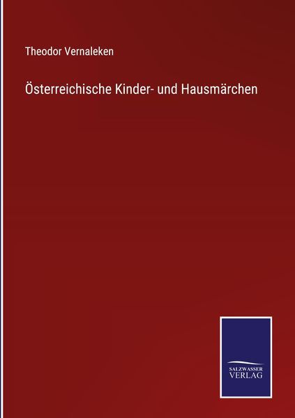Produktbild: &Ouml;sterreichische Kinder- und Hausm&auml;rchen