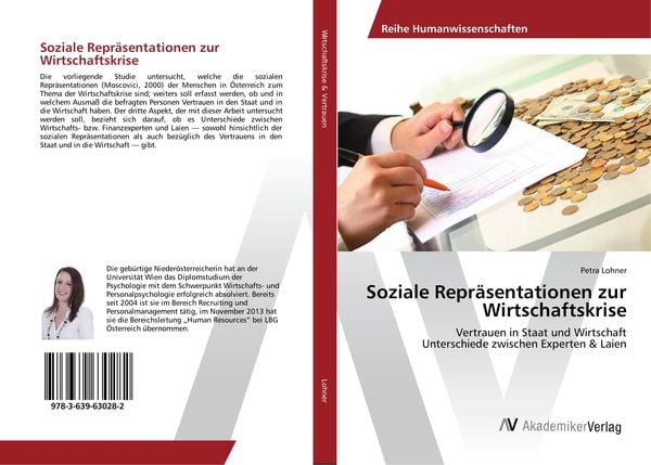 Soziale Repräsentationen zur Wirtschaftskrise, Taschenbuch von Petra Lohner, AV Akademikerverlag, 9783639630282