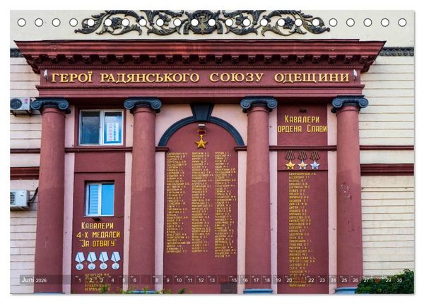 Produktbild: Odessa- Die sch&ouml;ne Stadt am Schwarzen Meer (Tischkalender 2026 DIN A5 quer), CALVENDO Monatskalender