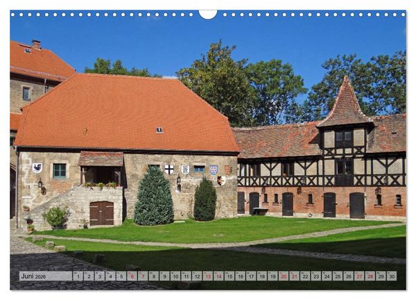 Produktbild: Schl&ouml;sser- und Burgenland Th&uuml;ringen (Wandkalender 2026 DIN A3 quer), CALVENDO Monatskalender