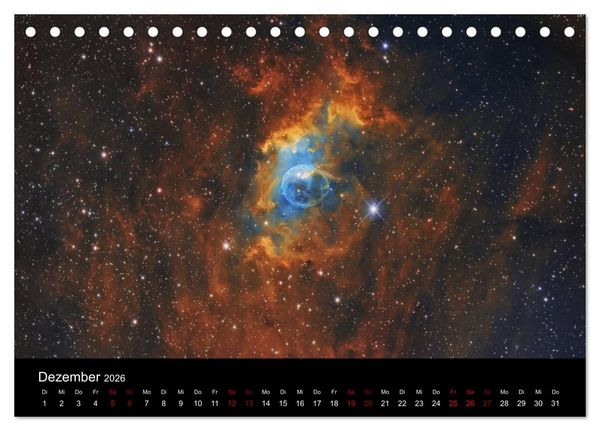 Produktbild: Beeindruckendes Universum (Tischkalender 2026 DIN A5 quer), CALVENDO Monatskalender
