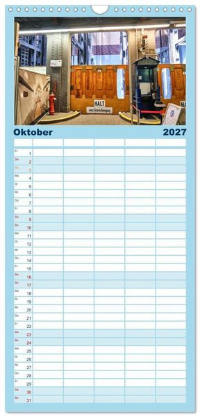 Produktbild: Familienplaner 2027 - Freie Hansestadt Hamburg mit 5 Spalten (Wandkalender, 21 x 45 cm) CALVENDO