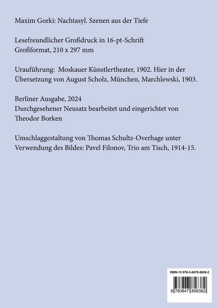 Produktbild: Nachtasyl (Gro&szlig;druck)