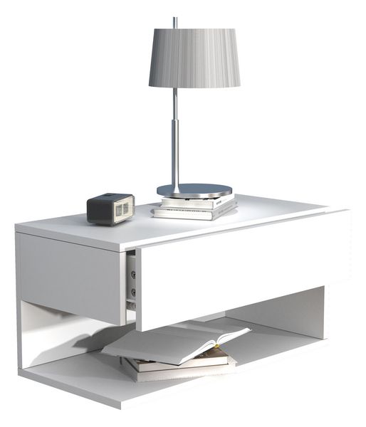 Produktbild: Wandschublade Wand H&auml;nge Nachttisch Usal XL 60cm