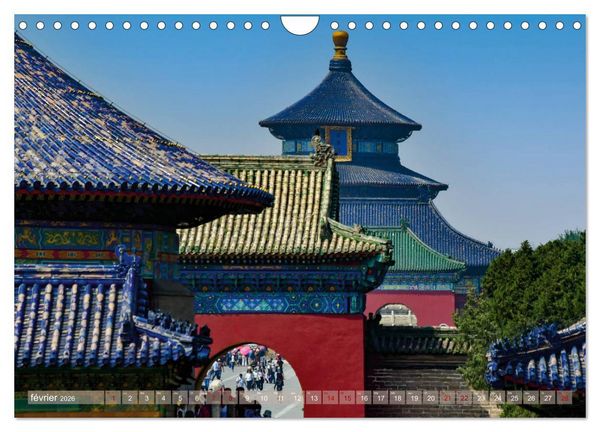 Produktbild: Palais et jardins imp&eacute;riaux &agrave; P&eacute;kin (Calendrier mural 2026 DIN A4 vertical), CALVENDO calendrier mensuel