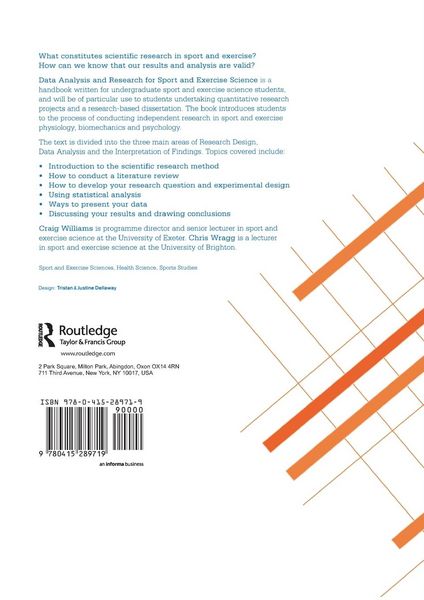 Produktbild: Data Analysis and Research for Sport and Exercise Science