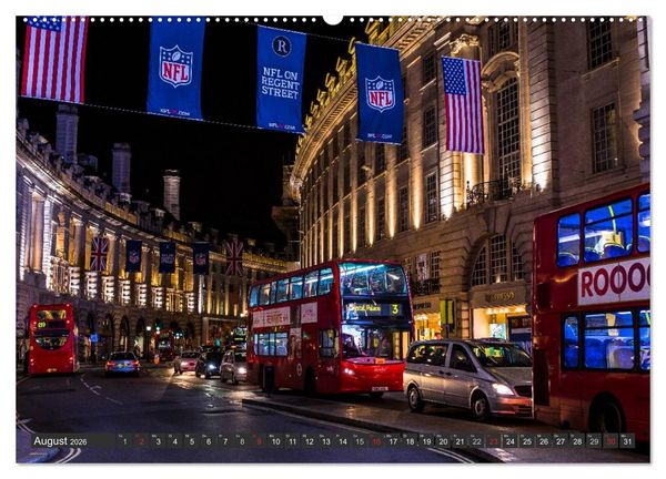 Produktbild: London Light (Wandkalender 2026 DIN A2 quer), CALVENDO Monatskalender