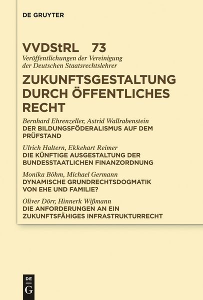 Produktbild: Zukunftsgestaltung durch &Ouml;ffentliches Recht
