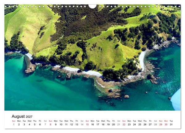 Produktbild: New Zealand's Stunning Coastline (Wall Calendar 2027 DIN A3 landscape), CALVENDO 12 Month Wall Calendar