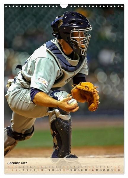Produktbild: Baseball Power (Wandkalender 2027 DIN A3 hoch), CALVENDO Monatskalender
