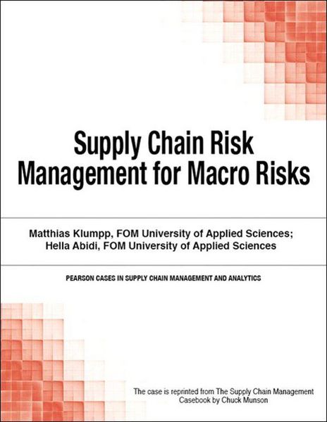 Produktbild: Supply Chain Risk Management for Macro Risks