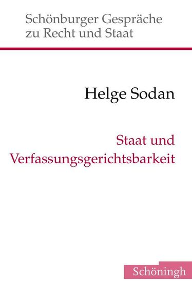 Produktbild: Staat und Verfassungsgerichtsbarkeit