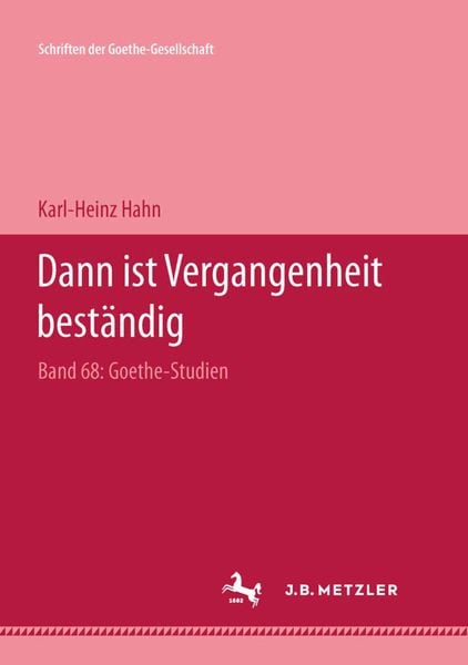 Produktbild: "Dann ist Vergangenheit best&auml;ndig"