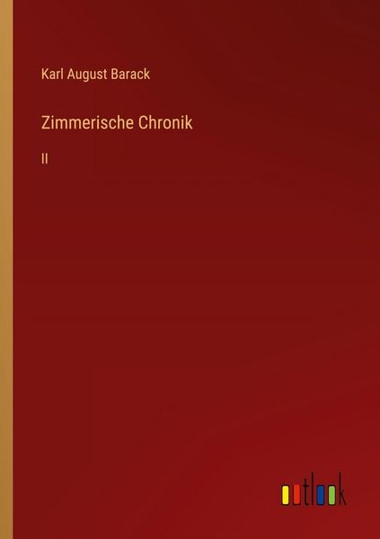 Produktbild: Zimmerische Chronik