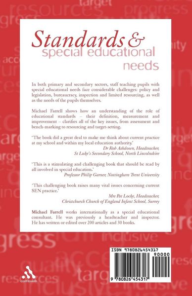 Produktbild: Standards and Special Education Needs