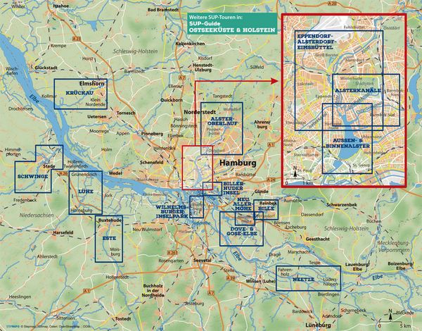 Produktbild: SUP-Guide Hamburg & Umland