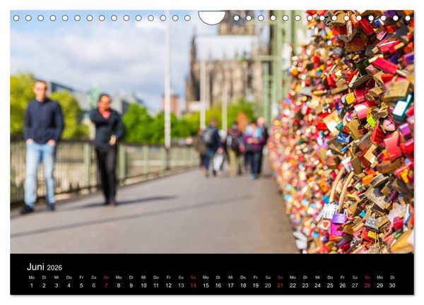 Produktbild: K&ouml;lner - Blickwinkel (Wandkalender 2026 DIN A4 quer), CALVENDO Monatskalender