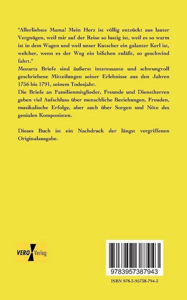 Produktbild: Briefe von Mozart