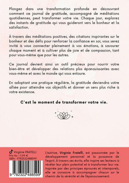 Produktbild: Journal de gratitude