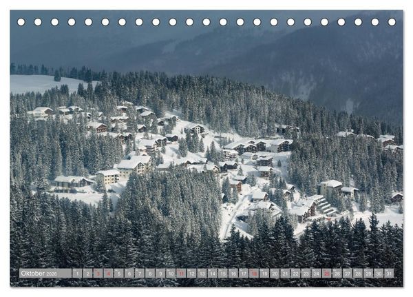 Produktbild: AROSA im Winter (Tischkalender 2026 DIN A5 quer), CALVENDO Monatskalender