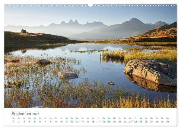 Produktbild: Alpen im Licht (Wandkalender 2027 DIN A2 quer), CALVENDO Monatskalender