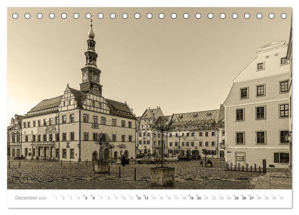 Produktbild: Nostalgiekalender Pirna (Tischkalender 2026 DIN A5 quer), CALVENDO Monatskalender